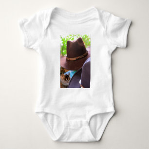 Cowboy Hats Baby Strampler