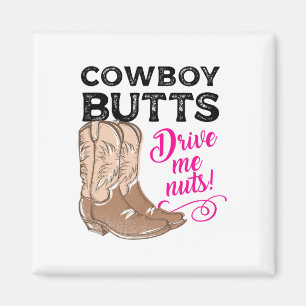 Cowboy-Hintern fahren Me Nuts Country Cowgirl-West Magnet