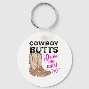 Cowboy-Hintern fahren Me Nuts Country Cowgirl-West Schlüsselanhänger