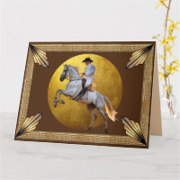 Cowboy Hollywood Regency Filmstar Geburtstag
