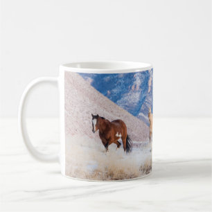 Cowboy Horse Drive on Hideout Ranch Kaffeetasse
