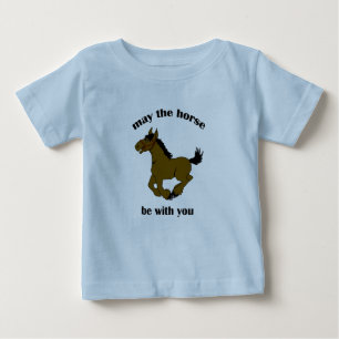 Cowboy Horse Funny Baby T-shirt