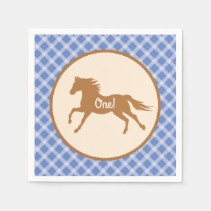 Cowboy Horse Pony Niedlich 1. Geburtstag Party The Serviette