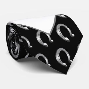 Cowboy Horseshoes   Initialen Krawatte