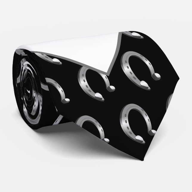 Cowboy Horseshoes | Initialen Krawatte (Gerollt)