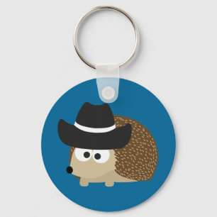 Cowboy-Igel Schlüsselanhänger