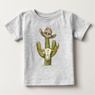 Cowboy im Westen Kaktus Yeehaw Geschenkideen T-Shi Baby T-shirt