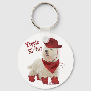 Cowboy in Boots Schlüsselanhänger