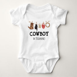 Cowboy in der Ausbildung Western Land Baby Strampler