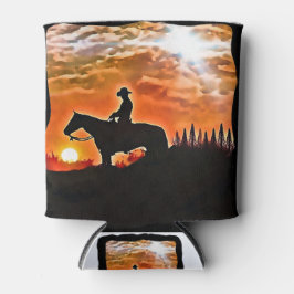 Cowboy in der Sonne Dosenkühler