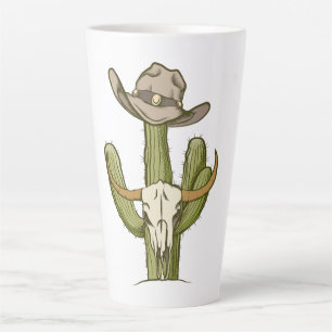 Cowboy in Western Cactus Yeehaw - Geschenkideen Milchtasse