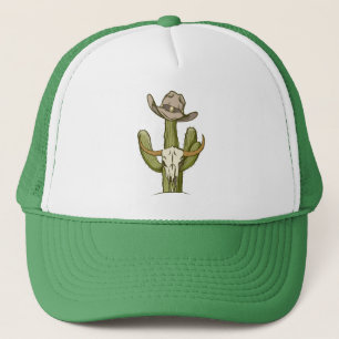 Cowboy in Western Cactus Yeehaw - Geschenkideen Truckerkappe