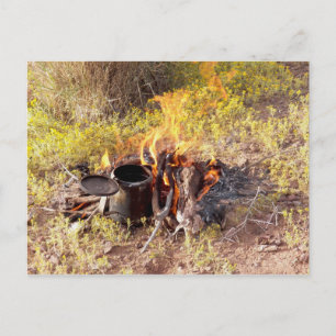Cowboy-Kaffee in Dolan Springs, Arizona Postkarte