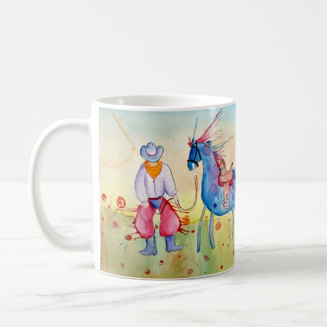 Cowboy-Kaffee Kaffeetasse (Links)