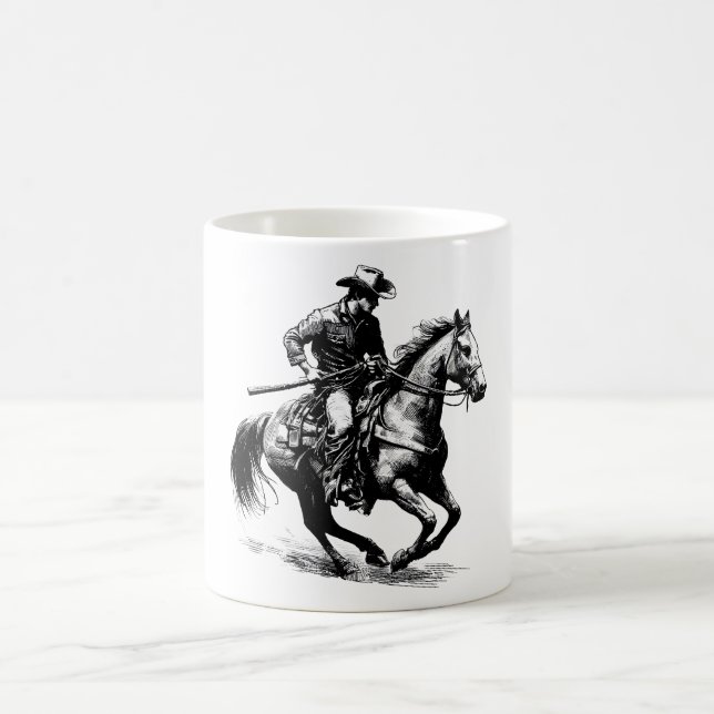 Cowboy Kaffeetasse (Mittel)
