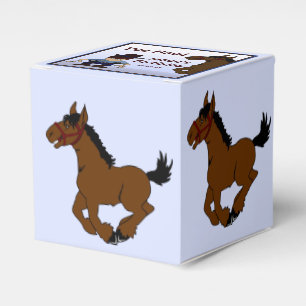 Cowboy Kid Birthday Party Gefallen Box Geschenkschachtel