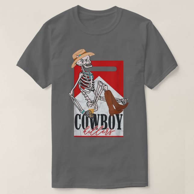 Cowboy Killer Grafisches T-Shirt (Design vorne)