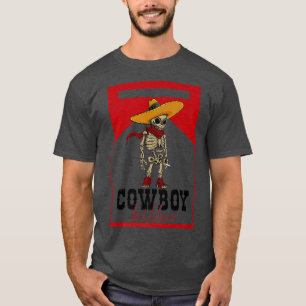 Cowboy Killer Skelett South Western Country Co T-Shirt