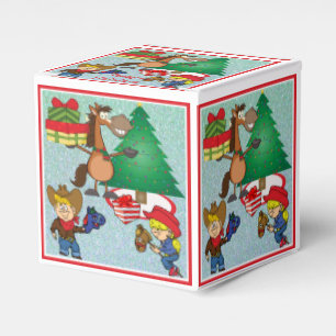 Cowboy Kinder und Cartoon Urlaub Geschenkboxen Geschenkschachtel