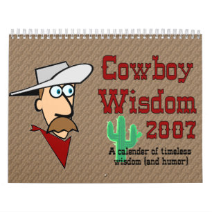 Cowboy-Klugheit Kalender
