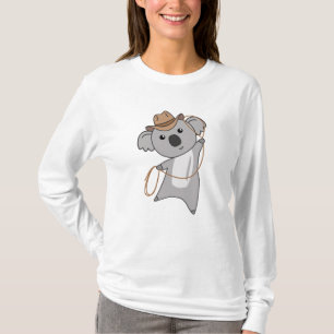 Cowboy Koala Koalas Koala Bar Western Australien T-Shirt