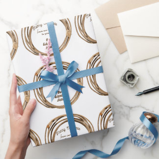 Cowboy Lariat Frohe Weihnachten Geschenkpapier