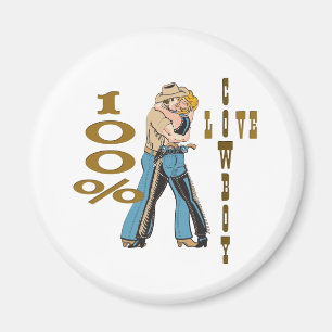 Cowboy-Liebe Magnet