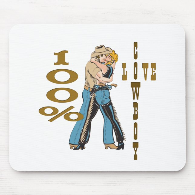 Cowboy-Liebe Mousepad (Vorne)