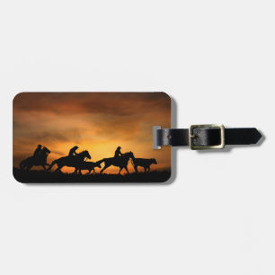 Cowboy Luggage Tags Gepäckanhänger