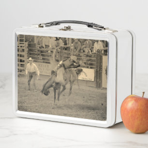 Cowboy-Lunchbox Metall Brotdose