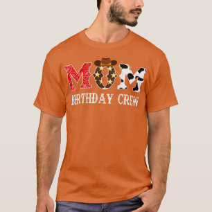 Cowboy Mama Geburtstag Crew Western Rodeo Thema Bi T-Shirt