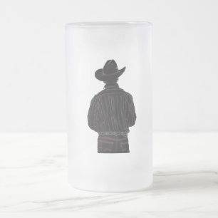 Cowboy Mattglas Bierglas
