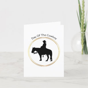 Cowboy-Motto-Karte für den Cowboy Karte