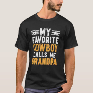 Cowboy nennt mich Opa Rodeo Opa Rodeo Reiter T-Shirt