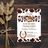 Cowboy niedliches Kinderpferd Western Babydusche