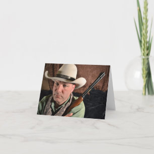 Cowboy Notecard Karte