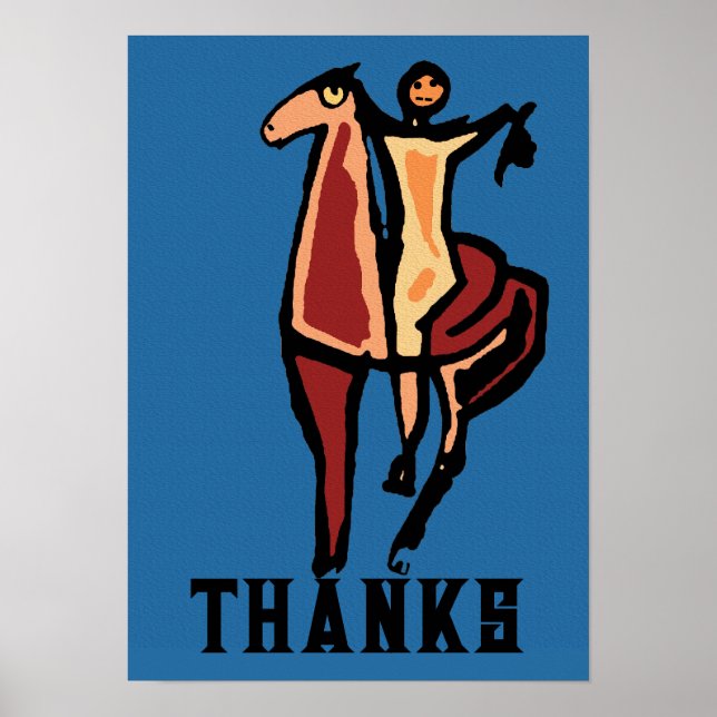 Cowboy on Horst DANKS Poster (Vorne)
