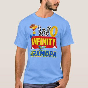 Cowboy Opa zwei Unendlichkeit und über den Geburts T-Shirt