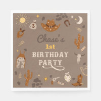 Cowboy Party Napkins | Western Party Napkins
