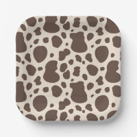 Cowboy Party Teller | Kuhdruckpapier-Teller