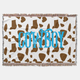 Cowboy personalisiert decke