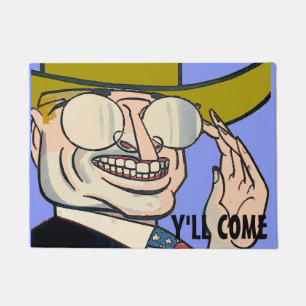 Cowboy Personalisierte Fußmatte