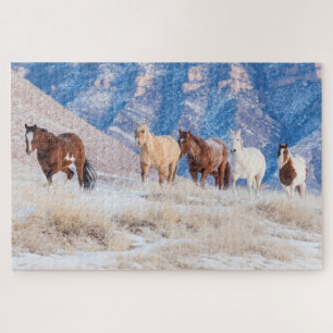 Cowboy-Pferdeführung auf Hideout Ranch Puzzle