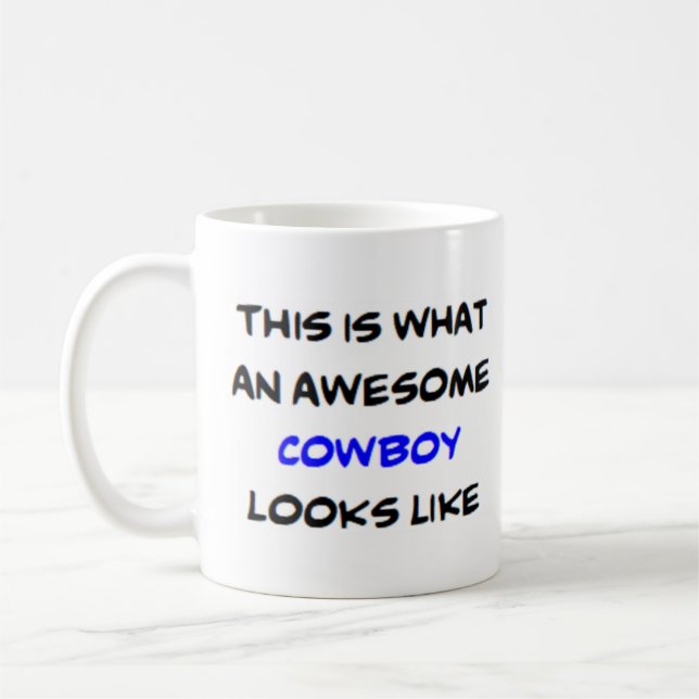Cowboy, phantastisch kaffeetasse (Links)