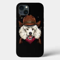 Cowboy Poodle Western Rodeo Cowboy Hat und Bandana