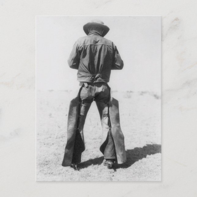 Cowboy Postcard Postkarte (Vorderseite)