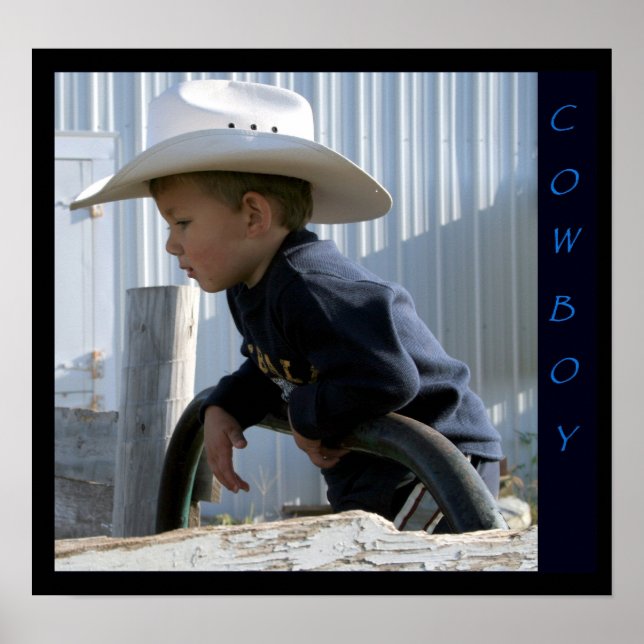 Cowboy-Poster Poster (Vorne)