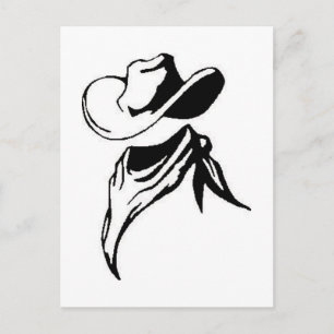 Cowboy Postkarte