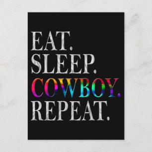 Cowboy Postkarte