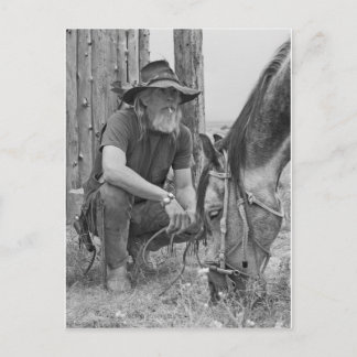 Cowboy Postkarte